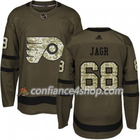 Adidas Maillot de Hockey Philadelphia Flyers Jaromir Jagr 68 2017-2018 Camo Vert Authentic - Homme